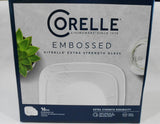 ❤️ NEW 16-pc CORELLE Square CHERISH DINNERWARE SET w/6.5" Appetizer Bread Plates