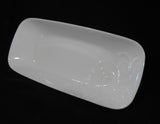 ❤ HTF Corelle CHERISH 10x5 APPETIZER TRAY Embossed Serving Platter Oblong Plate
