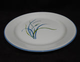 Corelle COASTAL BREEZE Sandstone 9" LUNCH Salad PLATE *Flat Rim Ocean Blue Green