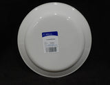 Corelle COASTAL BREEZE Sandstone 9" LUNCH Salad PLATE *Flat Rim Ocean Blue Green