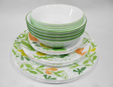 ❤️ 20-pc CORELLE Contemporary Fruit DINNERWARE SET Citrus & Foliage Lemon Lime Orange