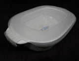 ❤️ CORNING Anniversary 1.5-Qt CORNFLOWER BLUE Stoneware Baker *CASSEROLE & COVER