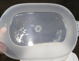 ❤️ CORNING Anniversary 1.5-Qt CORNFLOWER BLUE Stoneware Baker *CASSEROLE & COVER