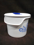 CorningWare Corelle CORNFLOWER BLUE 20-oz MEAL MUG 60th Anniv Stoneware Vent Lid