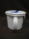 CorningWare Corelle CORNFLOWER BLUE 20-oz MEAL MUG 60th Anniv Stoneware Vent Lid