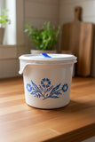 CorningWare Corelle CORNFLOWER BLUE 20-oz MEAL MUG 60th Anniv Stoneware Vent Lid