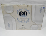 ❤️ NEW 6-pc CORNINGWARE Anniversary CORNFLOWER BLUE Casserole Bakers & Ramekins