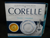 ❤ NEW 16-pc Corelle CORNFLOWER BLUE Dinnerware Set /Corningware 60th Anniversary