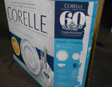❤ NEW 16-pc Corelle CORNFLOWER BLUE Dinnerware Set /Corningware 60th Anniversary