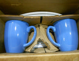 ❤ NEW 16-pc Corelle CORNFLOWER BLUE Dinnerware Set /Corningware 60th Anniversary
