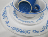 ❤ NEW 16-pc Corelle CORNFLOWER BLUE Dinnerware Set /Corningware 60th Anniversary