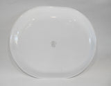 ❤️ 1 Corelle RED CRIMSON TRELLIS 12x10 Serving PLATTER Oblong Entree Chop Plate