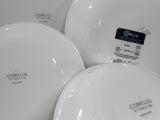 12-pc Corelle CUSCO DINNERWARE SET Plates Bowls *Black Bohemian Textiles Abstract Sketches