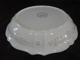 ❤️ Corningware TRADITIONS WHITE 9" PIE PLATE Embossed Fluted Deep Dish Stoneware