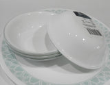 ❤️ 4 Corelle DELANO 10-oz DESSERT BOWLS Anders Sauce Dip Fruit Aqua Mist Pale Green