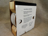 NEW 5-pc Corelle DELICATE ARRAY Coaster & Wood Caddy Set FLORALS / 1 Tile Repaired