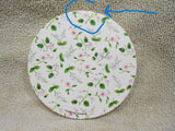 NEW 5-pc Corelle DELICATE ARRAY Coaster & Wood Caddy Set FLORALS / 1 Tile Repaired