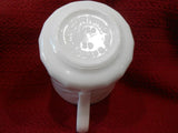 🍂 New CORELLE Corning ENHANCEMENTS Swirl 9-oz CUP Vitrelle White Glass Mug