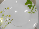CORELLE Livingware EUROPEAN HERBS Round 6.75" BREAD PLATE Earth Garden Green