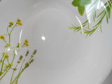 CORELLE Livingware EUROPEAN HERBS Round 20-oz PASTA SOUP BOWL 8.5" Garden Green