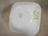 Corelle Square EUROPEAN HERBS 23-oz SOUP CEREAL BOWL Earthen Garden Green *NEW