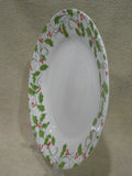 Corelle EVERGREEN ROSE 8.5" LUNCH PLATE Christmas Green Holly Red Berries