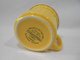 NEW Corningware CURRY YELLOW GOLD 20-oz MEAL MUG French White Pop-Ins Vent Lid