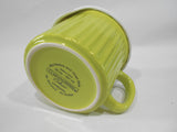 NEW Corningware SPROUT GREEN 20-oz MEAL MUG French White Pop-Ins Vent Lid