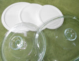 ❤️ NEW 12-pc Corningware FRENCH WHITE Bakeware Set w/ Glass & Plastic Covers