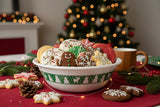 ❤️ Corelle WINTER FESTIVAL 18-oz SOUP BOWL Green Christmas Trees Snowmen Reindeer