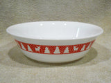 ❤️ Corelle WINTER FESTIVAL 18-oz SOUP BOWL Red Christmas Trees Snowmen Reindeer