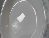 ❤️ Corelle FRIENDSHIP PIE PLATE 10.25" Multi-Dish PASTEL TULIP FLORAL Flat Rim