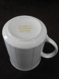 ❤️ 1 Corelle WHITE FROST 10-oz PORCELAIN MUG *Winter Snow Trees Silver Moonbeams