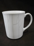 ❤️ 1 Corelle WHITE FROST 10-oz PORCELAIN MUG *Winter Snow Trees Silver Moonbeams