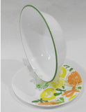 ❤️ 1 CORELLE Contemporary Fruit 18-oz SOUP CEREAL BOWL Salad Citrus Green Rim