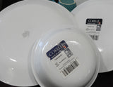 ❤️ 16-pc Corelle GARDEN LACE Dinnerware Set w/Mugs *Teal Turquoise Blue Flourishes