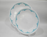 ❤️ NEW Corelle GARDEN LACE >Choose: Dinner or Lunch PLATE *Teal Blue Turquoise