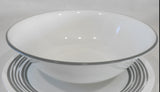 NEW 17-pc Corelle BRUSHED SILVER GRAY Dinnerware w/ Dinner Lunch Plates Bowls