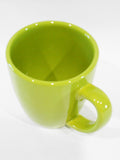 1 Corelle LIME GREEN 11-oz MUG Stoneware Cup *Neo Leaf, South Beach, Garden Sketch