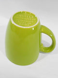 1 Corelle LIME GREEN 11-oz MUG Stoneware Cup *Neo Leaf, South Beach, Garden Sketch