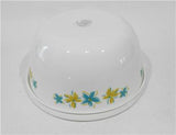 Corelle HAWAIIAN Hawaii 28-oz SOUP CEREAL BOWL Cover Plumeria Tropical TURQUOISE