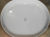 ❤️ Corelle JACARANDA 12.25x10 SERVING PLATTER Plate Purple Swirled Fluted Rim