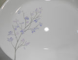 ❤️ Corelle JACARANDA 12.25x10 SERVING PLATTER Plate Purple Swirled Fluted Rim