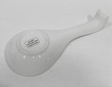 ❤️ CORELLE Coordinate KYOTO LEAVES Porcelain 8.75" x 4" SPOON REST Watercolor Red Gray
