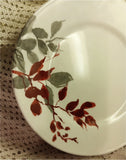 ❤️ NEW Corelle Round KYOTO LEAVES 10.75" DINNER PLATE *Japanese Garden Red Gray (Copy)