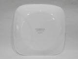 ❤️ NEW 1 Corelle LIA SQUARE 6.5" APPETIZER Bread PLATE / Cobalt Blue Curly Swirls