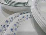 ❤️ 17-pc Corelle LILAC BLUSH DINNERWARE SET Plates Bowls *Purple Blue Floral