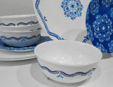 ❤️ 12-pc Corelle LISBON TERRACE Dinnerware Set *Plates & Bowls Blue Portugal Tiles