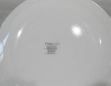 ❤️ HTF 1 Corelle Corning LYRICS 8.5" LUNCH PLATE Salad / Black Floral Leaves