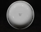 ❤️ 1 Corelle Corning LYRICS 1-Qt SERVING BOWL Mixing Vegetable / BLACK Tulip Leaves